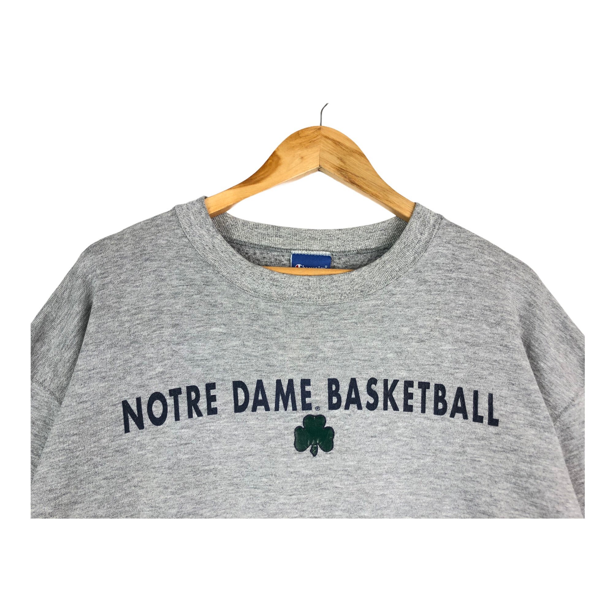 Vintage Notre Dame Basketball Sweatshirt Crewneck Jumper Etsy