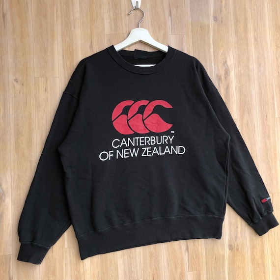 Vintage Canterbury of New Zealand Sweatshirt New Zealand All Black