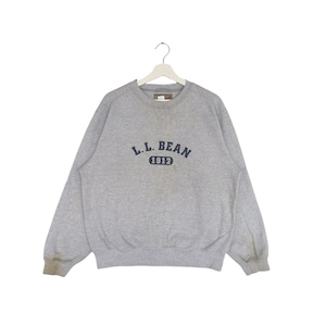 Vintage Rare LL BEAN Sweatshirt Spellout Crewneck Jumper Pullover Sweater