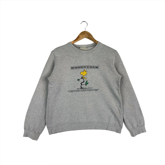 Rare!!Vintage Snoopy Peanuts Sweatshirt Biglogo Character cartoon animations pullover jumper