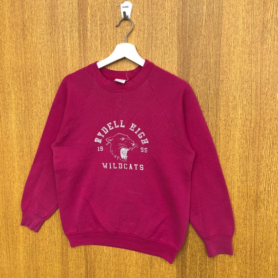 Vintage Rydell High School Wildcats Sweatshirt Cr… - image 4