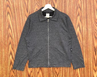 t*中様 vtg 90s agnès b. wool zip jacket Vintage Agnes B Zipper Jacket - Etsy UK