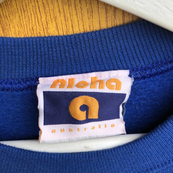 Vintage Aloha Surfboards Australia Sweatshirt Big Log… Gem