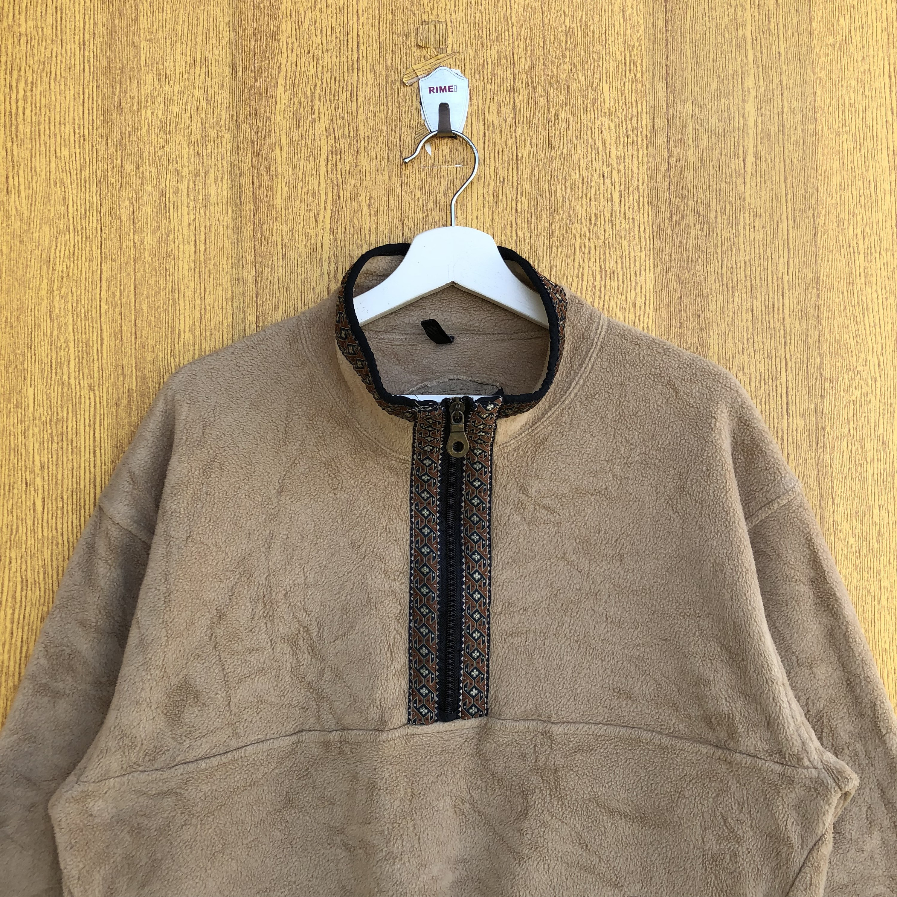 Vintage Woolrich Pullover Fleece Sweatshirt Half Zipper Woolrich