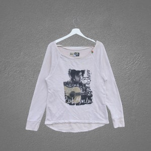 Seltenes berühmtes Bob Marley X Billabong Sweatshirt All Over Print Crewneck Pullover Pullover