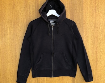 Vintage Nike Sportswear Hoodie Sweatshirt Embroidery Small Logo Full Zipper Jumper Pullover Sweater