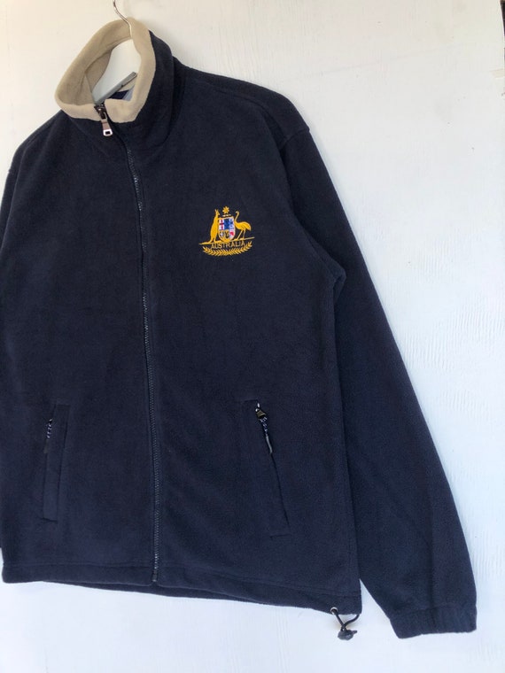 Vintage Rare Australia Fleece Jacket Embroidery A… - image 7
