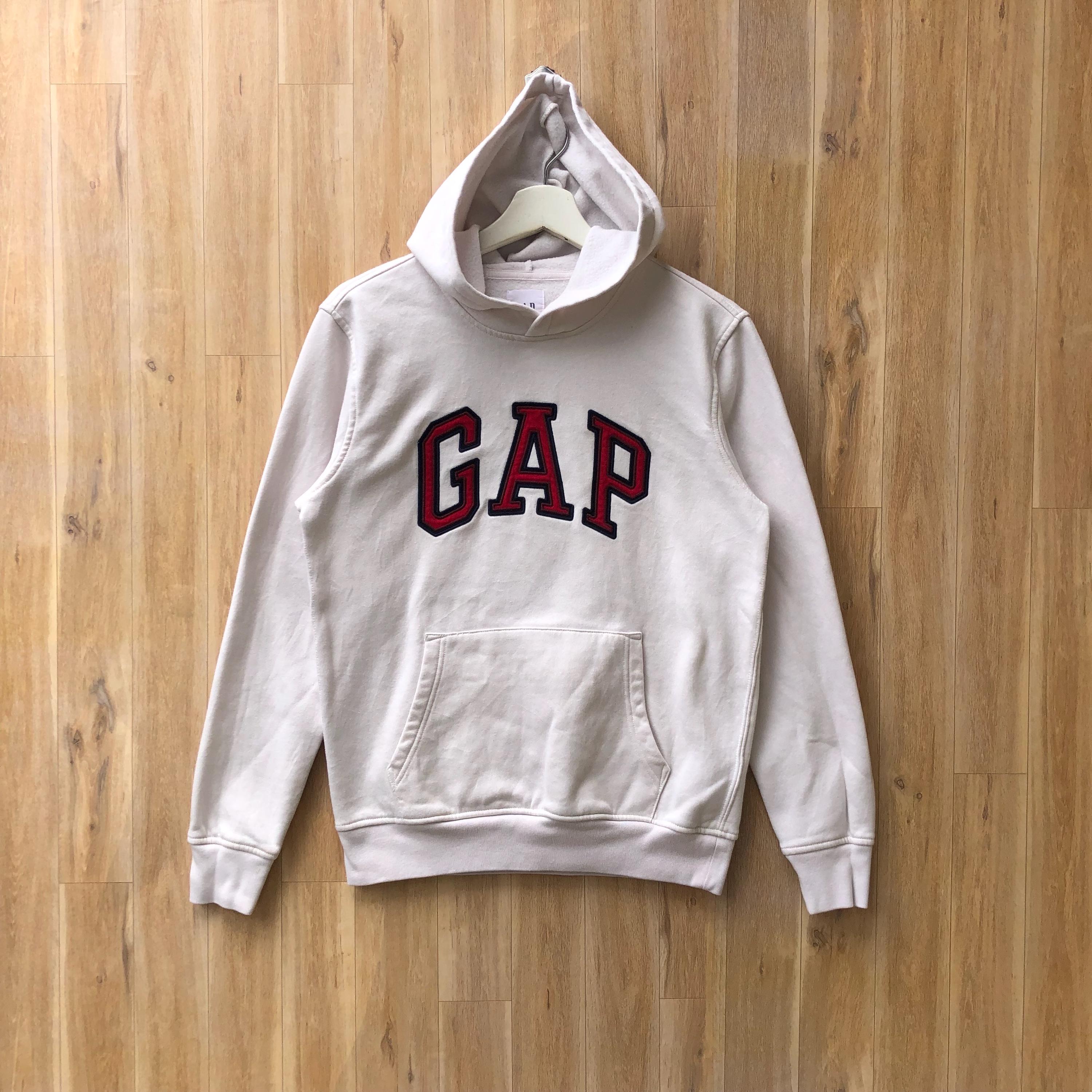 Vintage Y2K GAP Streetwear Hoodie Embroidered Spellout Pullover