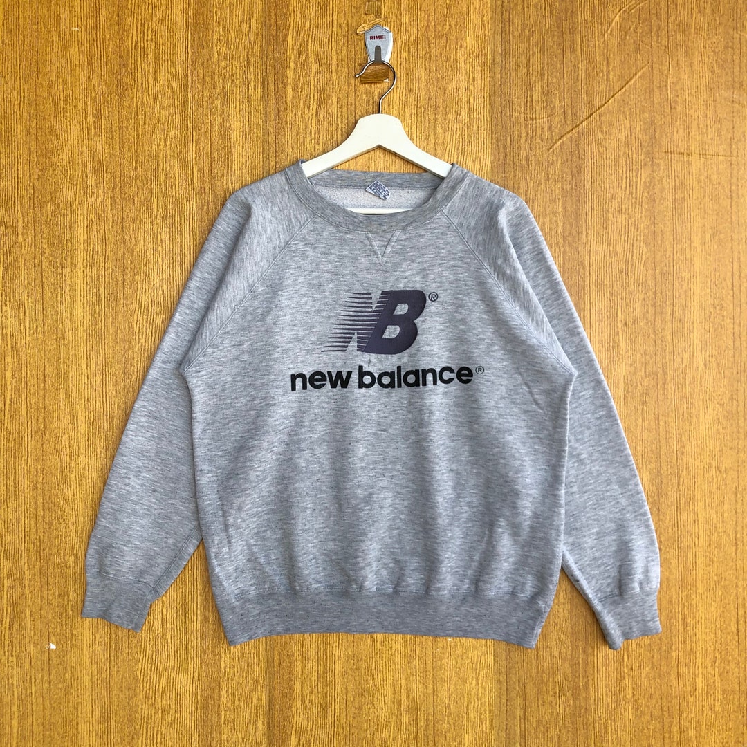 Vintage New Balance Sweatshirt Embroidered Big Logo Spellout
