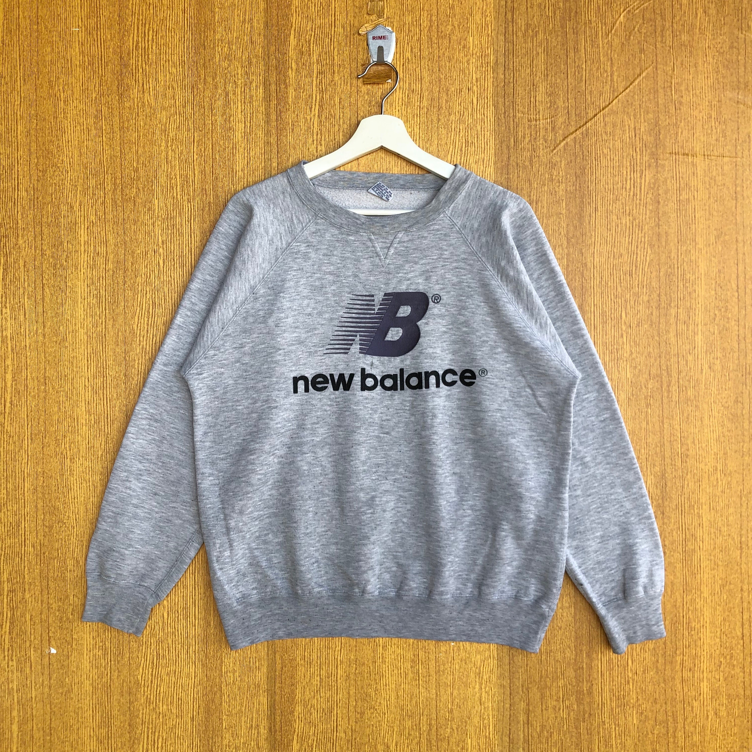 Vintage New Balance Sweatshirt Embroidered Big Logo Spellout 