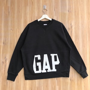 Vintage GAP Streetwear Sweatshirt Big Logo Spellout Crewneck jumper Pullover Sweater