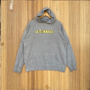 Vintage Volcom Hoodie Spellout Jumper Pullover Sweater