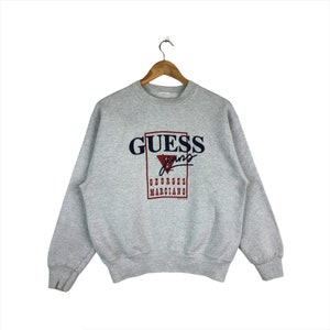 Vintage Guess Crewneck Sweatshirt Made in USA Embroidery