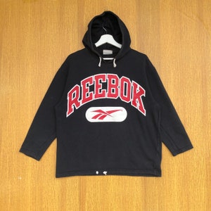Vintage Reebok Sportswear Sweatshirt Big Logo Spellout Crewneck Jumper Pullover Sweater