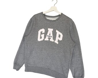 90s old gap　スウェット　gray made in USA Yahoo!オークション - GAP ロゴ スウェット トレーナー M 90s