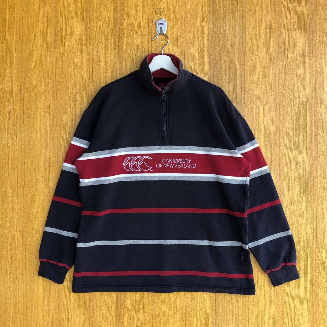 Vintage Canterbury of New Zealand Sweatshirt Embroidery Big Logo Jumper