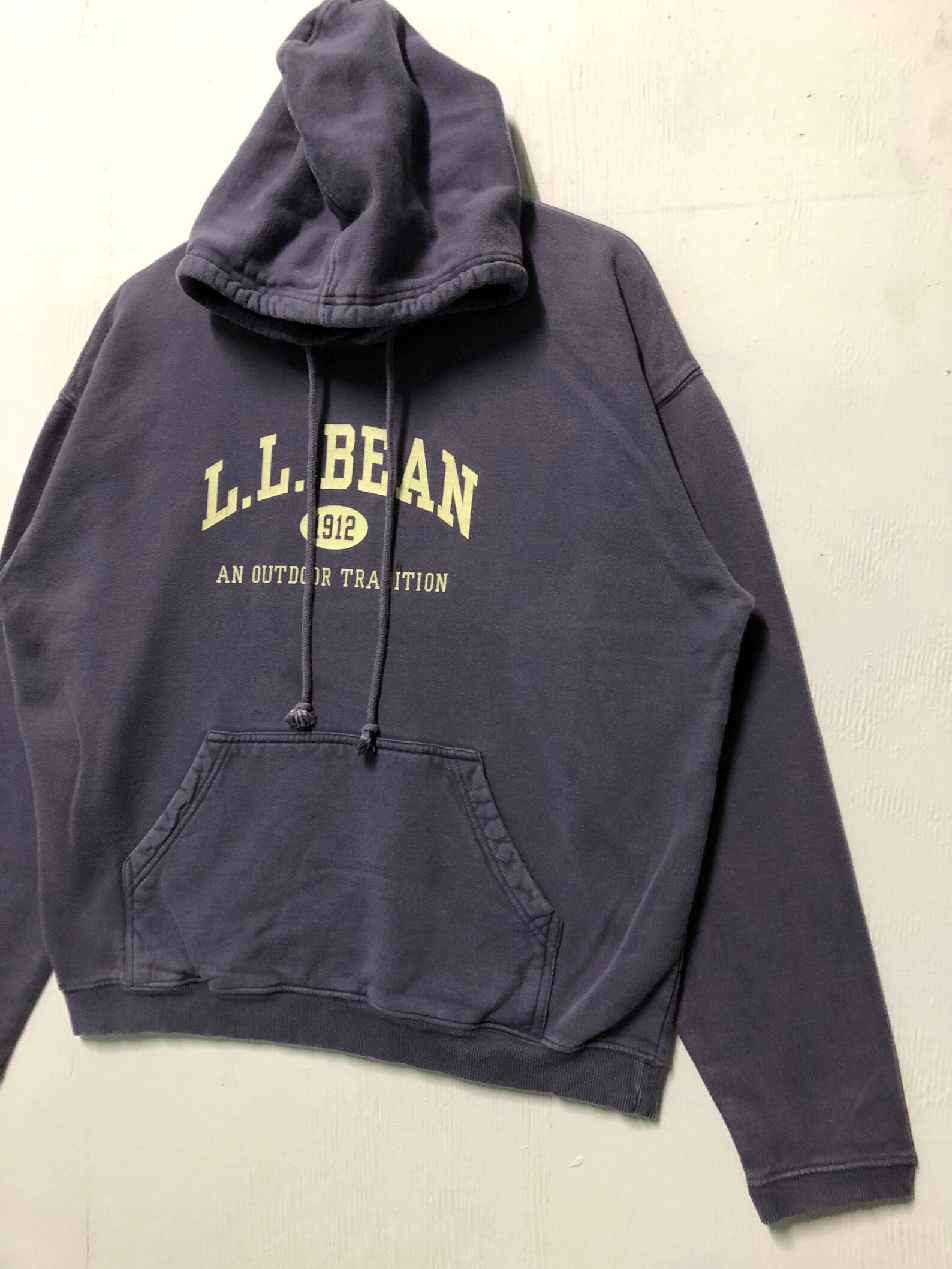 Vintage Rare LL BEAN Hoodie Printed LL Bean 1912 An Outdoor Etsy