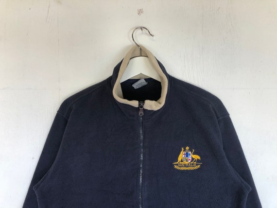 Vintage Rare Australia Fleece Jacket Embroidery A… - image 4