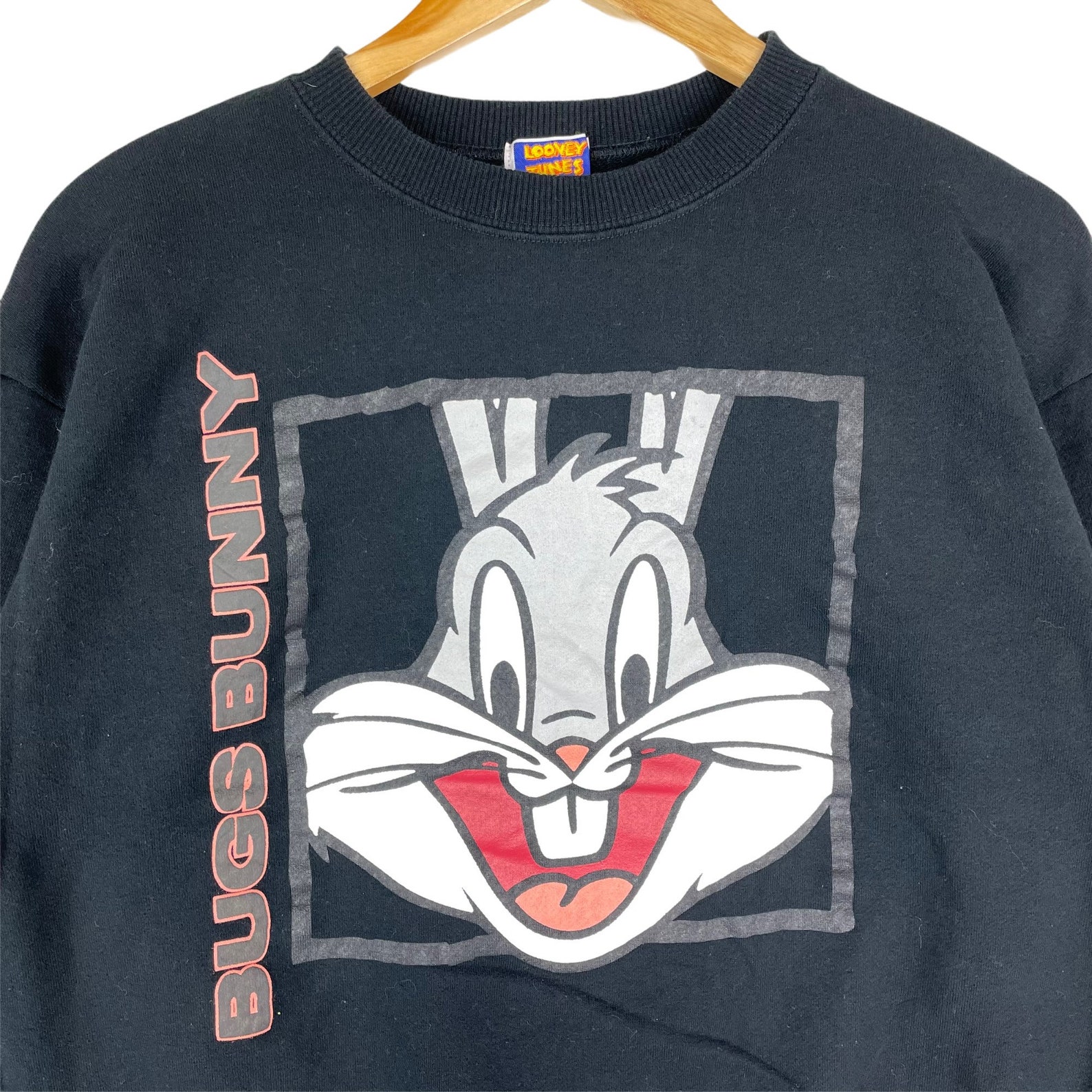 Vintage Bugs Bunny Sweatshirt All Over Print Jumper Pullover Crewneck Etsy