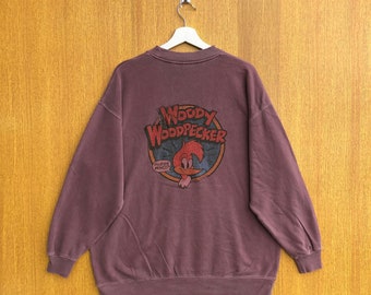 Bluza z nadrukiem Woody Woodpecker w stylu vintage, postać z filmu