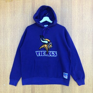 vintage NFL Minnesota Vikings Team sweat-shirt à capuche pull pull