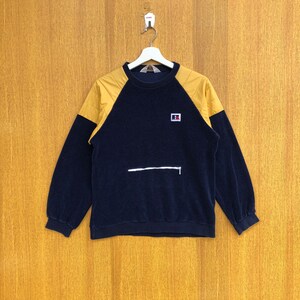 Vintage Russell Athletic Fleece Sweatshirt Small Logo Crewneck Jumper Pullover Sweater