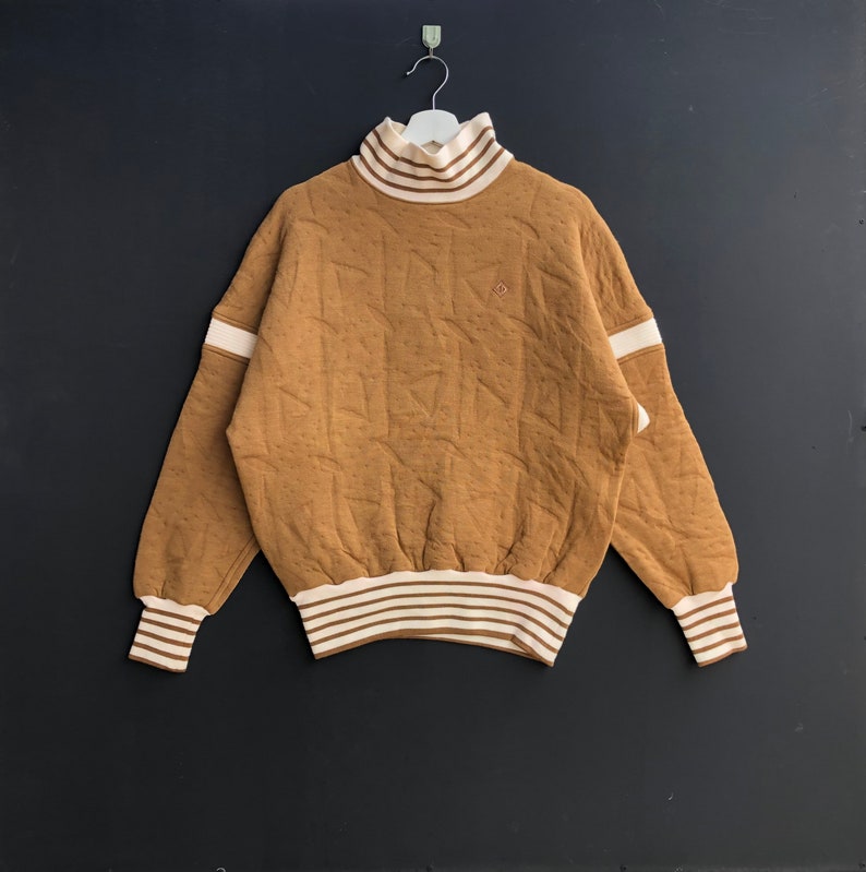 Vintage Christian Dior Sports Sweatshirt Monogram Turtleneck Crewneck Jumper Pullover Sweater image 1