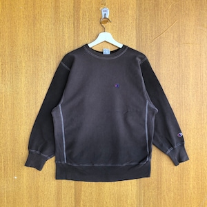 Champion Reverse Weave Sweatshirt Embroidered Small Logo Spellout Jumper Pullover