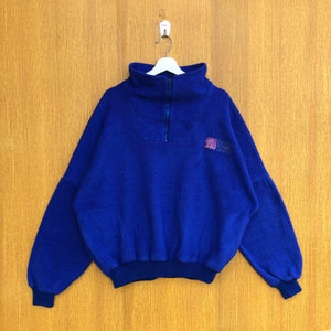 Vintage World Rowing Fleece Pullover Championship Indianapolis Sweatshirt Half Zipper Sweater