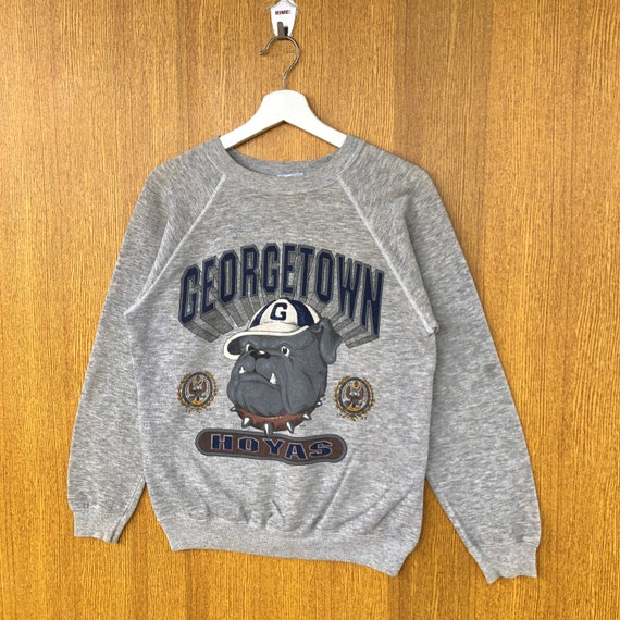 Vintage Georgetown Hoyas Football Sweatshirt Big Logo Crewneck
