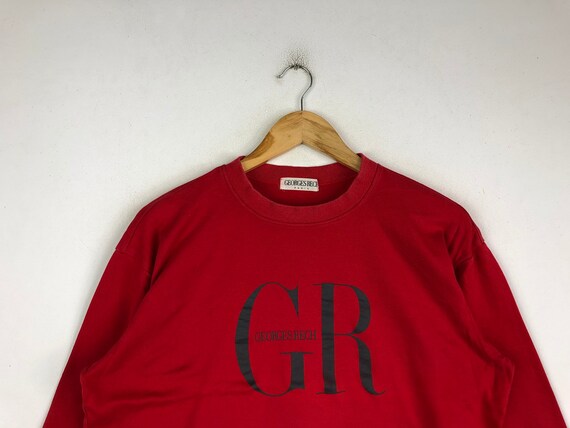 T-shirt Garçon George 100% Coton - Rouge - Manches Longues - Taille 2-3 Ans