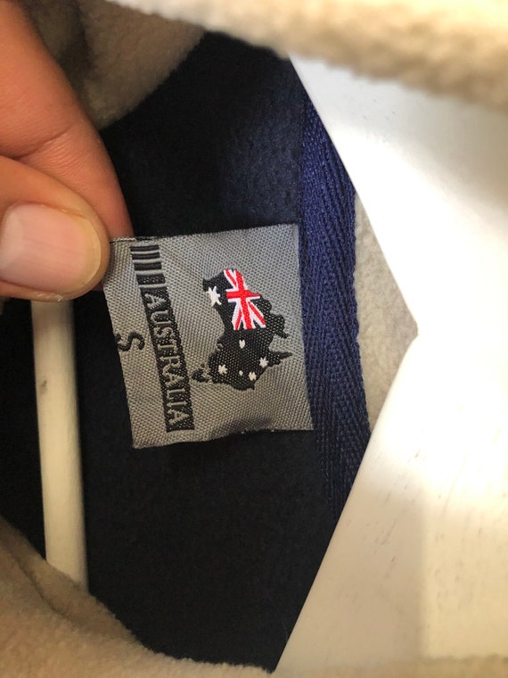 Vintage Rare Australia Fleece Jacket Embroidery A… - image 6