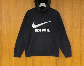 Vintage Nike Hoodie Big Logo Sweatshirt Pullover Jumper Sweater