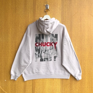Vintage Y2K Retro Chucky Child&#39;s Play Hoodie Sweatshirt M Medium , Unisex Movie Memorabilia
