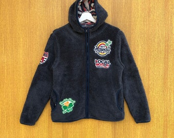 Vintage Local Motion Reversible Hoodie Big Logo Made in Hawaii Sweatshirt  Jumper Pullover Sweater