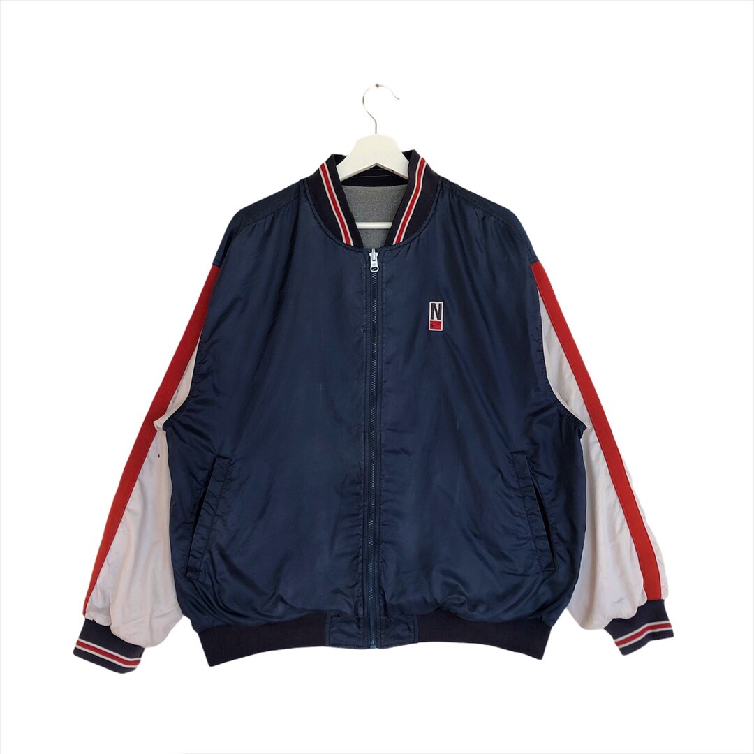 Vintage Rare Nike Court Windbreaker Reversible Jacket Full