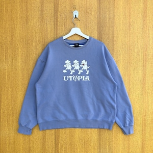 Vintage OY by Mimiansky Sweatshirt Utopia Spellout Crewneck Pullover Sweater