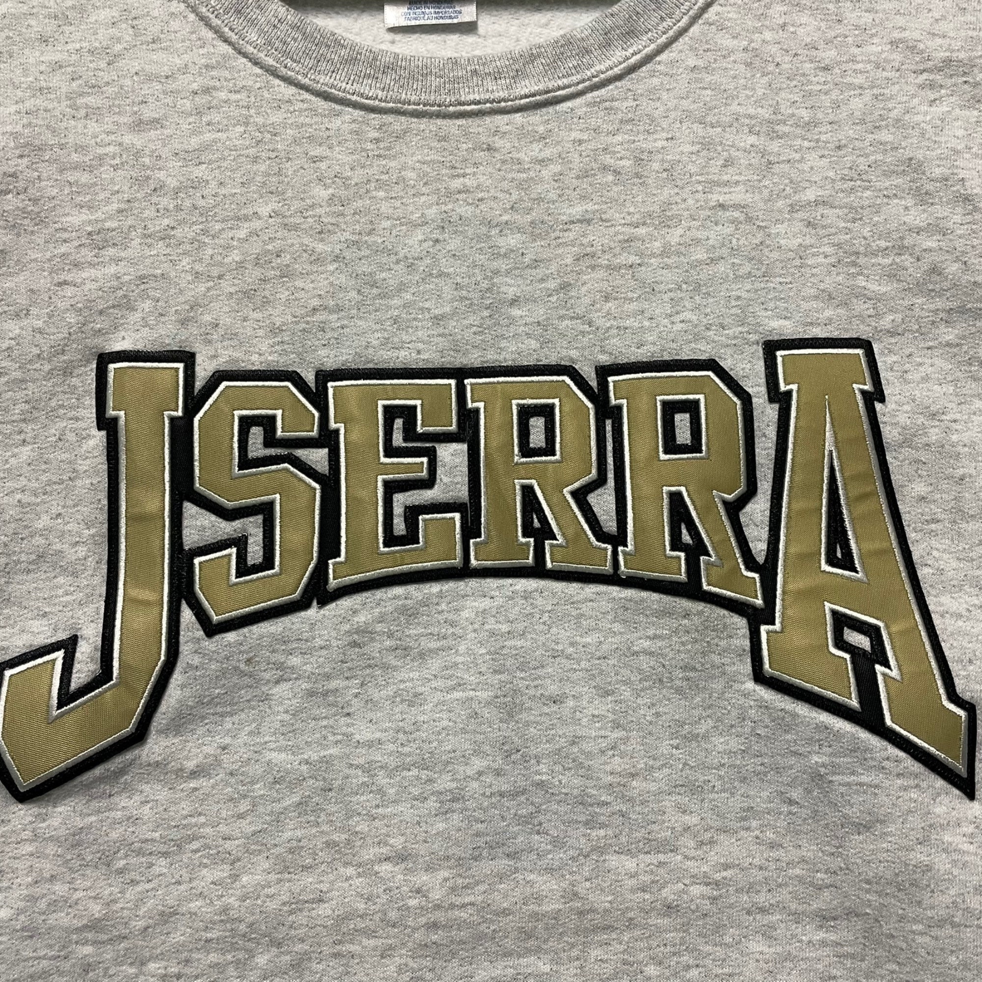 Vintage Jserra Baseball Team Sweatshirt Embroidery Spellout Crewneck