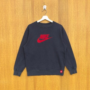Vintage Nike Swoosh  Sweatshirt Big Logo Crewneck Jumper Pullover Sweater