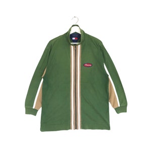 Rare Tommy Hilfiger Zipper Embroidery Small Logo