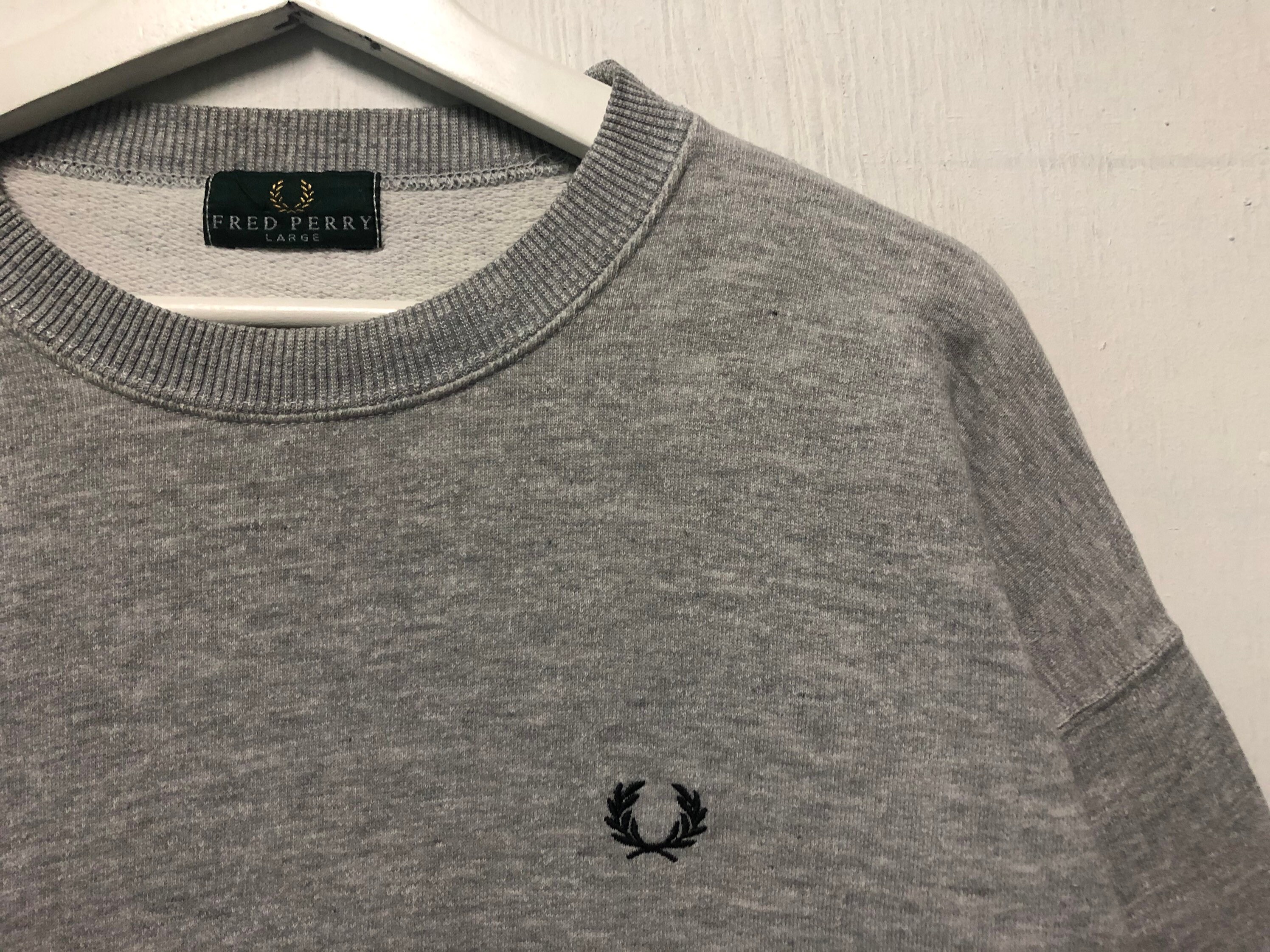 ヴィンテージ レア フレッドペリー スウェットシャツ 刺繍 スモール 