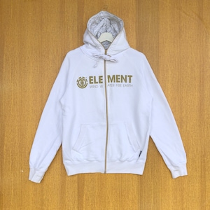 Vintage Element Skateboard Hoodie Zipper Sweatshirt Spellout Crewneck Jumper Pullover Sweater