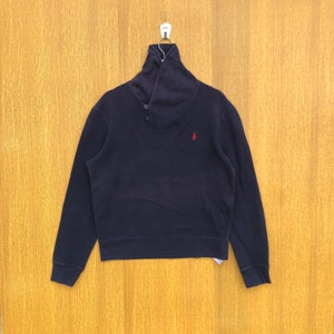 Vintage Polo Ralph Lauren Turtleneck Small Logo Spellout Crewneck Pullover