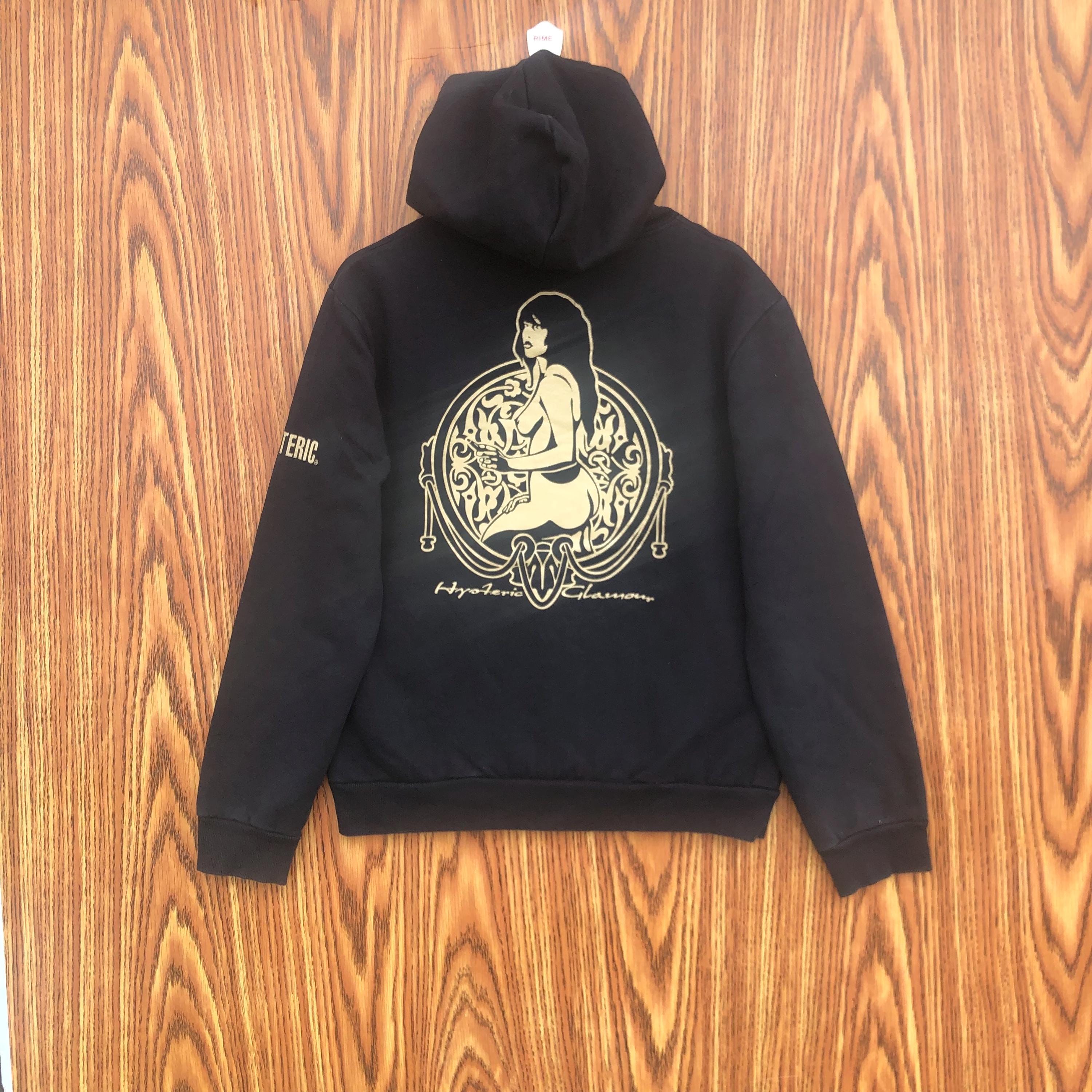 Vintage Hysteric Glamour Hoodie Japanese Brand Zipper Sweatshirt