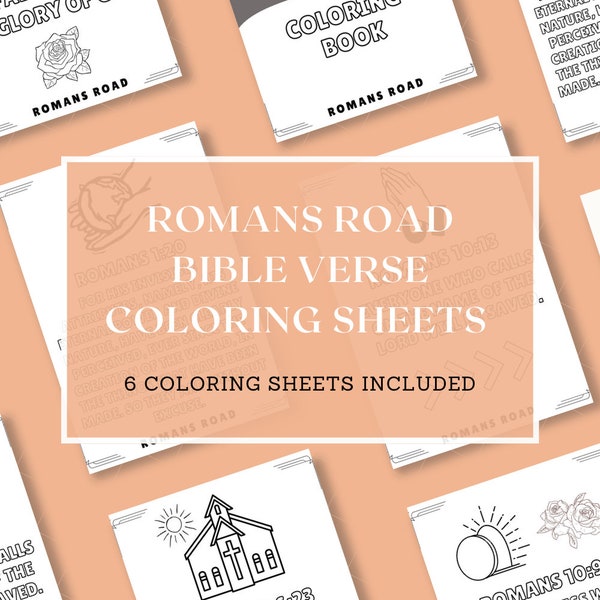 Romans Road Printable - Etsy