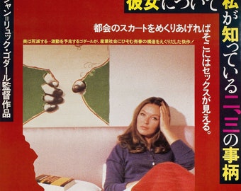 Two or Three Things I Know About Her... R1983 Japanese B2 Poster