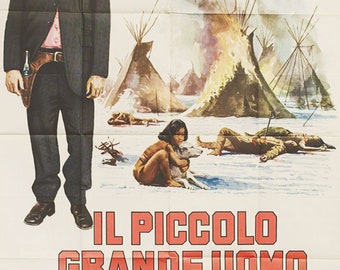 Little Big Man 1971 Italian Due Fogli Poster