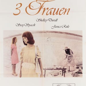 3 Women Original 1977 German A1 Movie Poster