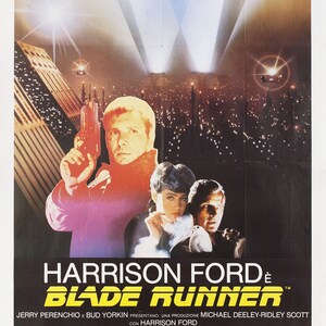 Blade Runner 1982 Italiano Due Fogli Cartel