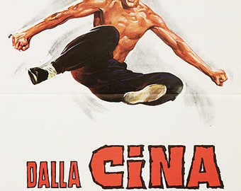 The Chinese Connection R1970s Vintage Italian Locandina Poster